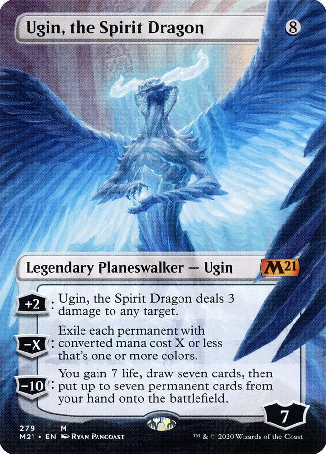 mtg ugin card Ugin, the Spirit Dragon