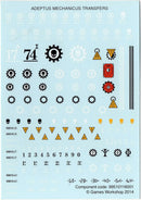 Warhammer 40K: Adeptus Mechanicus - Skitarii Transfer Sheet