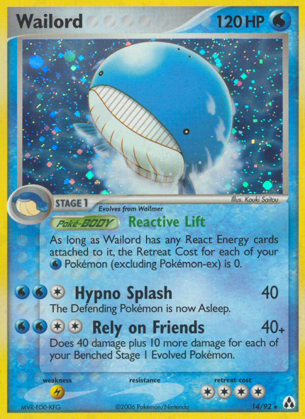 Wailord (14/92) [EX: Legend Maker]