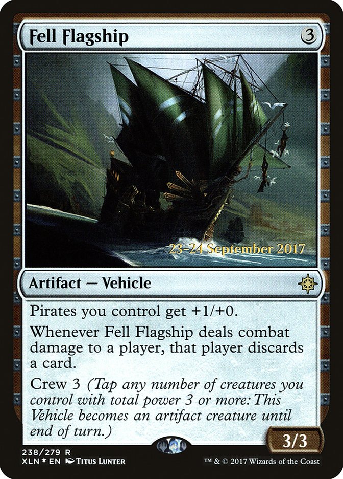 Fell Flagship  [Ixalan Prerelease Promos]