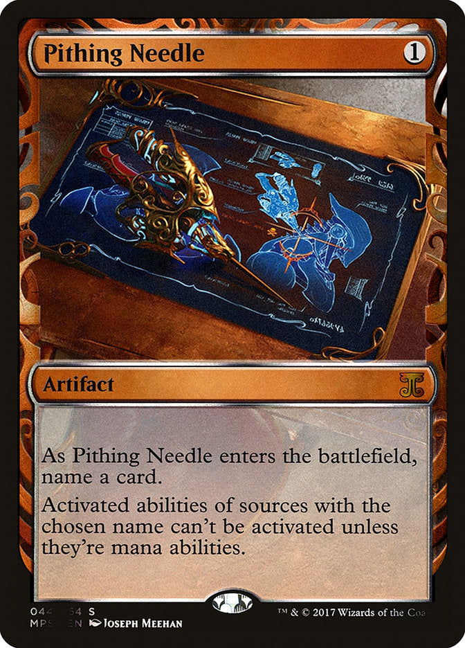 mtg cards like pithing needle Illustrated by Ovidio Cartagena. Pithing Needle (463) Axion