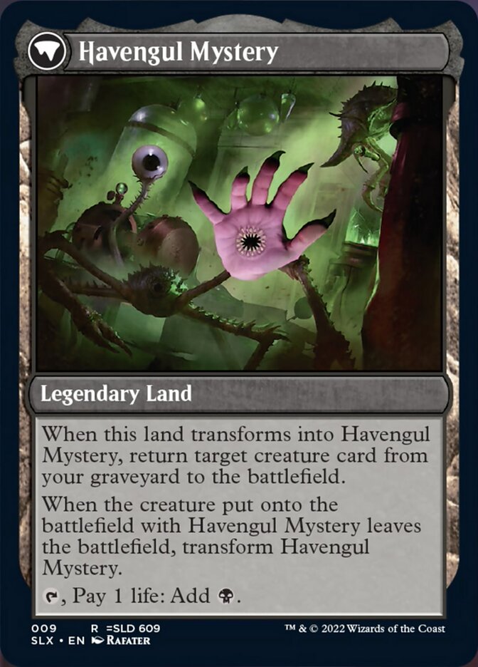 whenever a card leaves your graveyard mtg Havengul Laboratory // Havengul Mystery [Secret Lair: Universes Within
