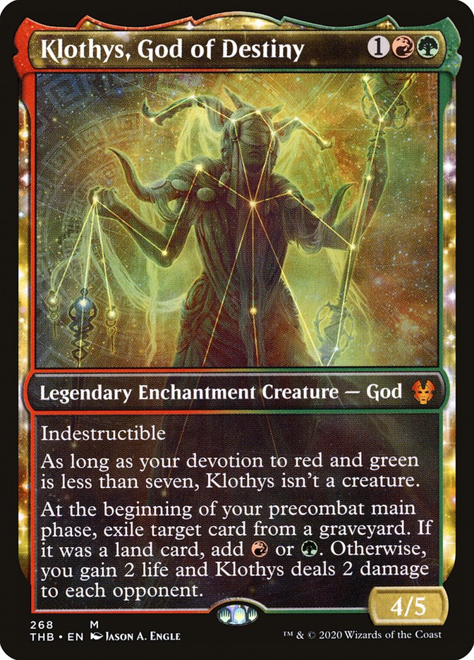 mtg theros beyond death cards The pack includes cards with the popular Escape mechanic Klothys, God of Destiny (Showcase)