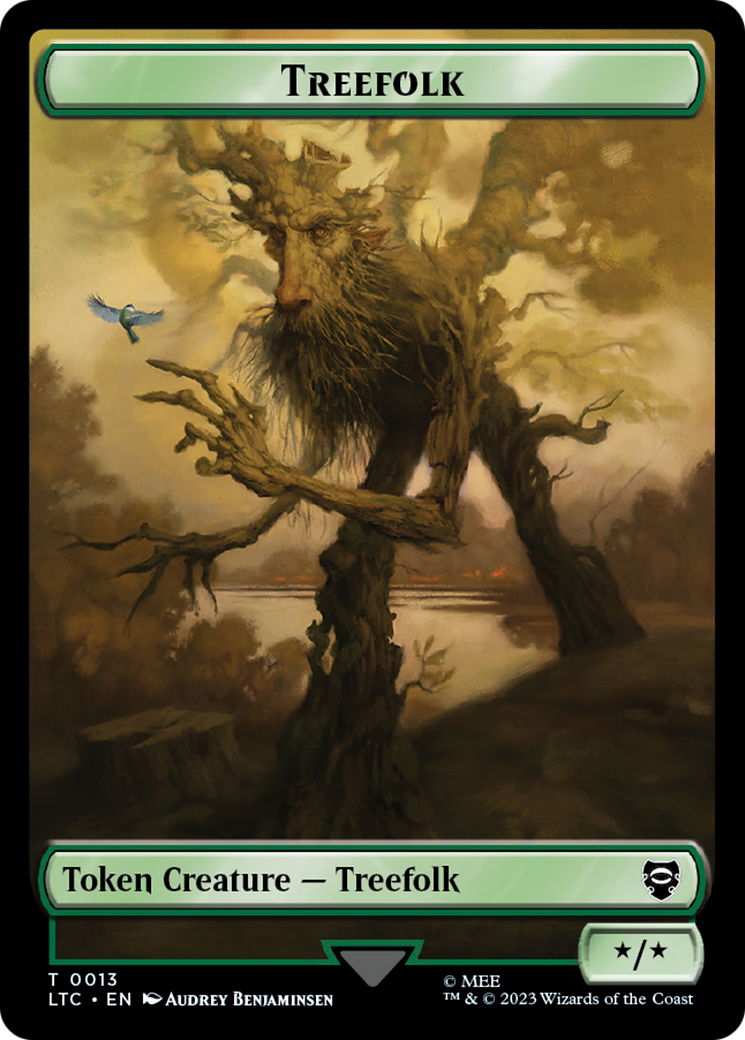 Treefolk // Food Token [The Lord of the Rings: Tales of Middle-Earth C