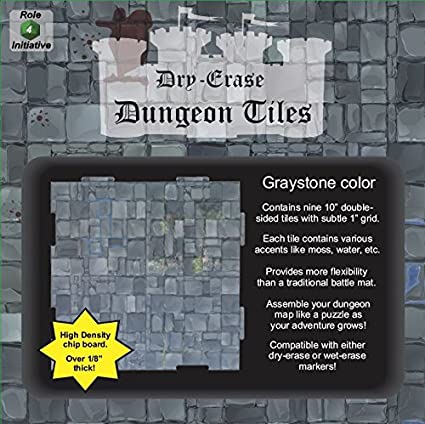 Graystone Dungeon Tiles 10" Squares (9)