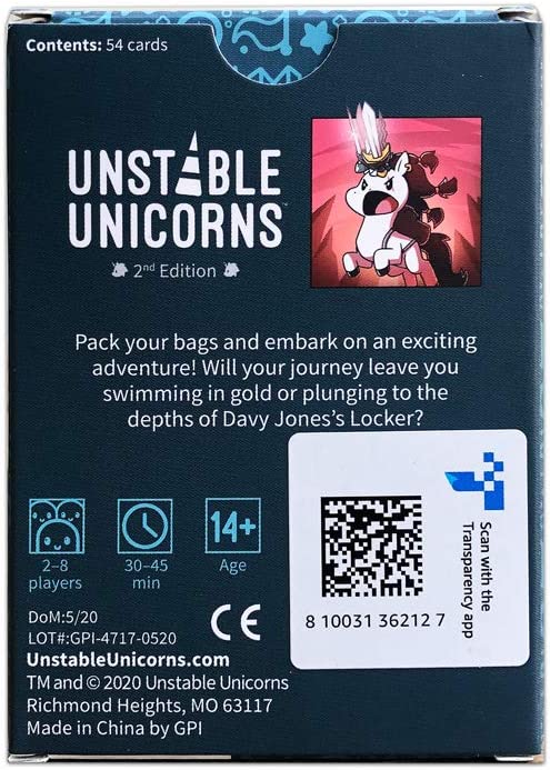 Unstable Unicorns (2E): Adventures Expansion Pack