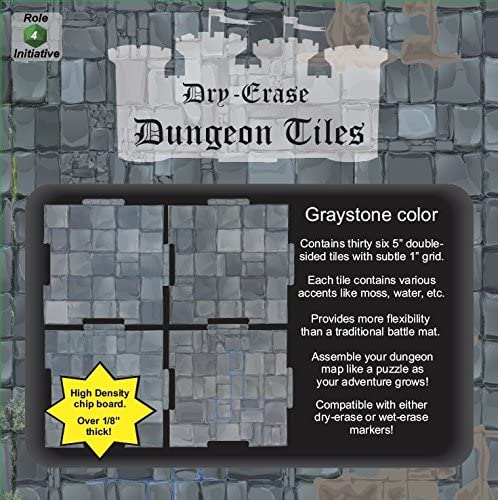 Dry-Erase Dungeon Tiles