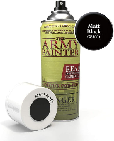 Army Painter Color Primer: Matt Black (400 ml)