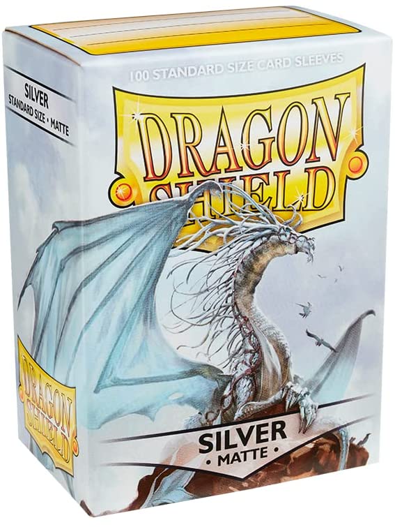 Dragon Shield Sleeves - Silver Matte