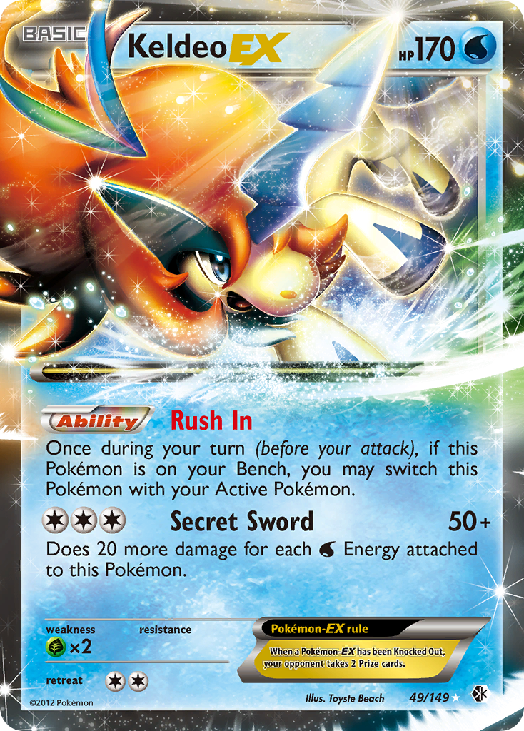 Keldeo EX (49/149) [Black & White: Boundaries Crossed]