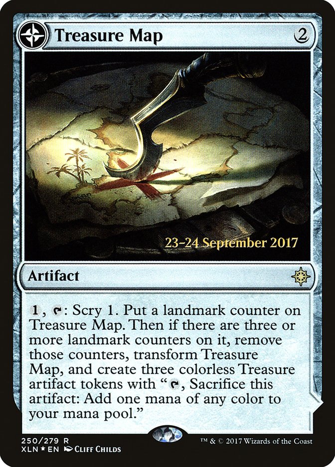 Treasure Map // Treasure Cove  [Ixalan Prerelease Promos]