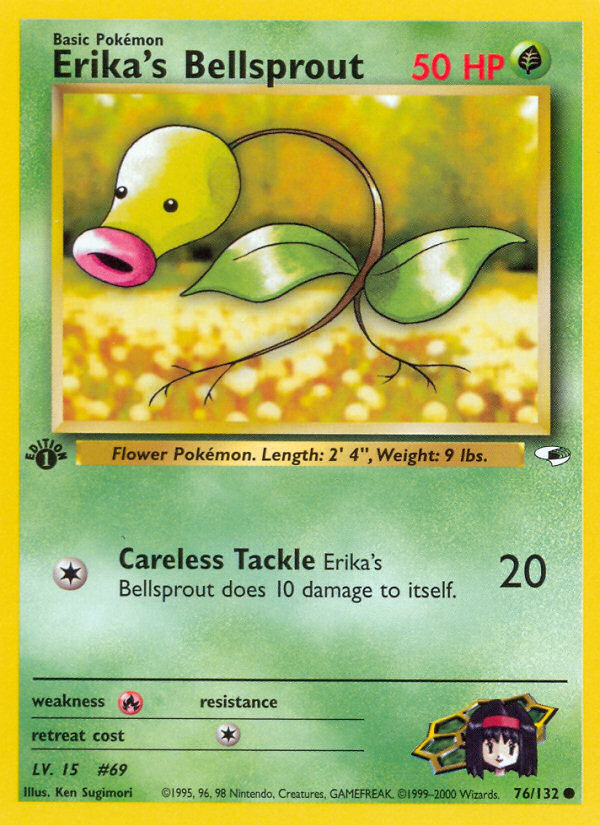bellsprout pokemon card price 4x Bellsprout - 001/163 - Common - Reverse Holo NM-Mint Pokemon SWSH05 - Battle