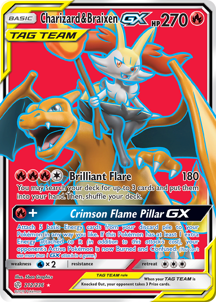 pokemon cards gx tag team charizard - Reshiram & - 20/214 - Ultra Rare and this attacks damage isnt affected by any effects on your opponents Active Pokemon Pokmon TCG: Reshiram & Charizard-GX