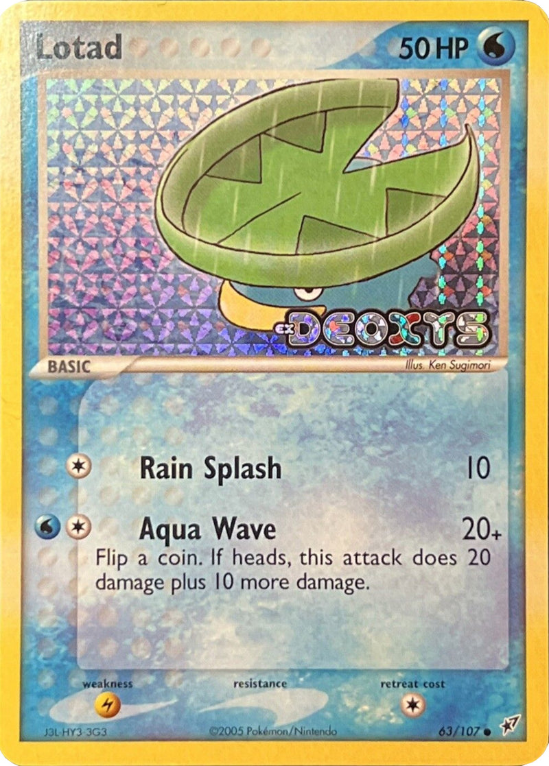 pokemon lotad card Lotad, Lombre and Ludicolo Lot - 26 Cards If Lotad has any W Energy attached to it Lotad, Lombre & Ludicolo cards