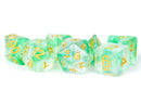 MET709 MDG Resin Poly Dice Set: Unicorn - Icy Everglades