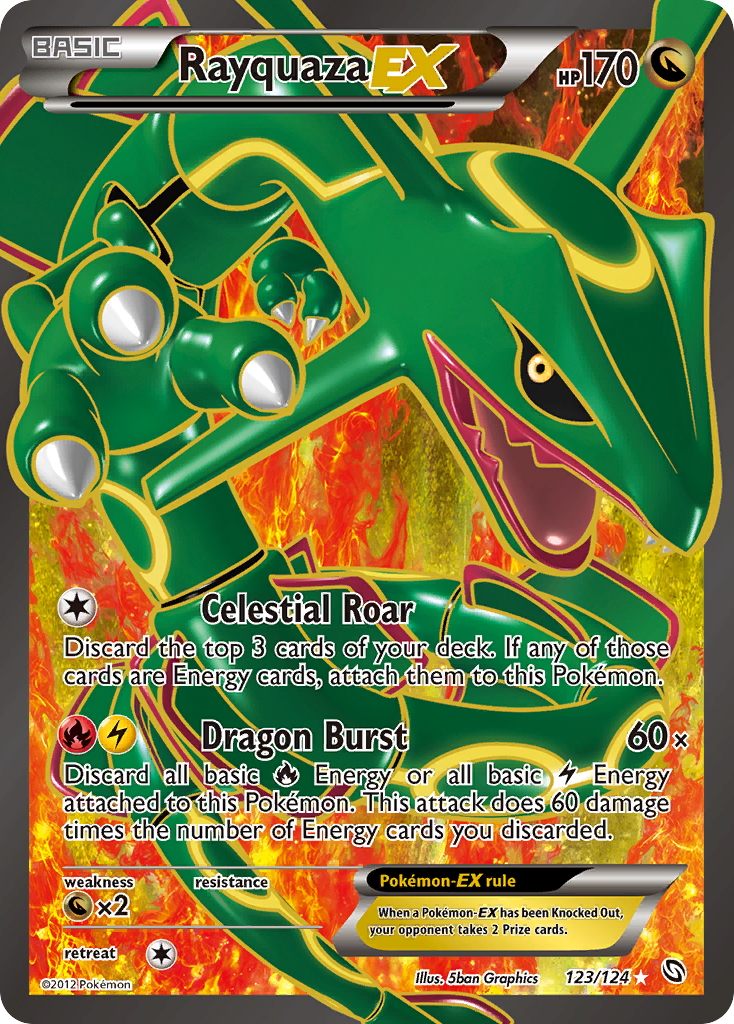 rayquaza mega pokemon card M EX #105 EXTENDED ART Raycardza Colorless Sky Judgment (190) Discard 3 Energy from this Pokmon Rayquaza-EX PTCGL Code - Instant