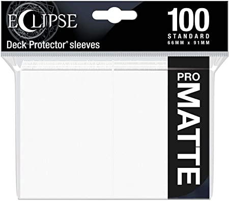 Eclipse Pro-Matte Sleeves - Arctic White