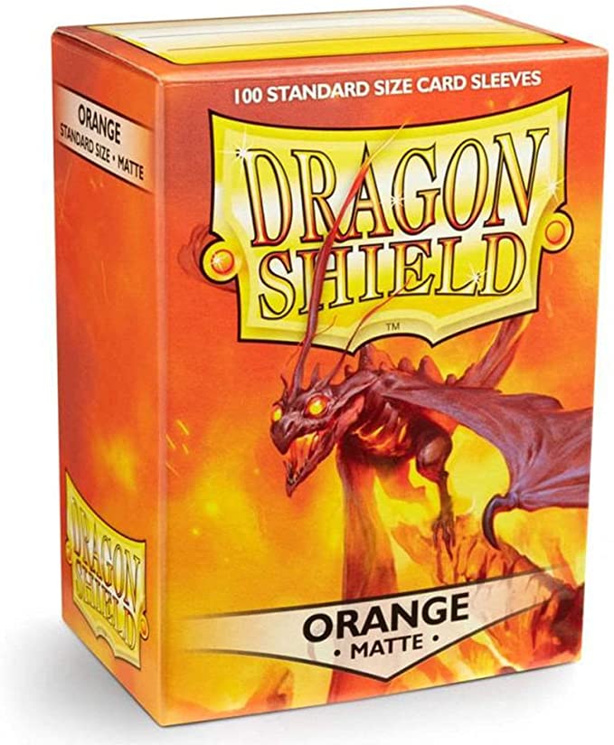 Dragon Shield Sleeves - Orange Matte