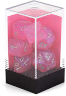 CHX 27584 Borealis Pink/Silver Polyhedral 7-Die Set