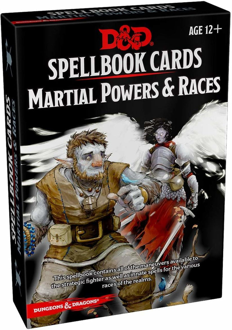 D&D 5E: Spellbook Cards Martial Powers and Races