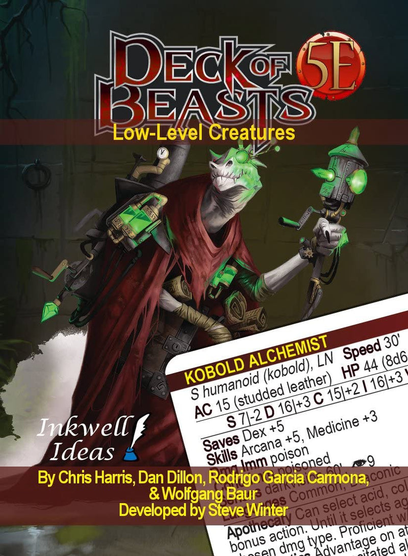 D&D 5E: Deck of Beasts Low-Level Creatures (Tome of Beasts)