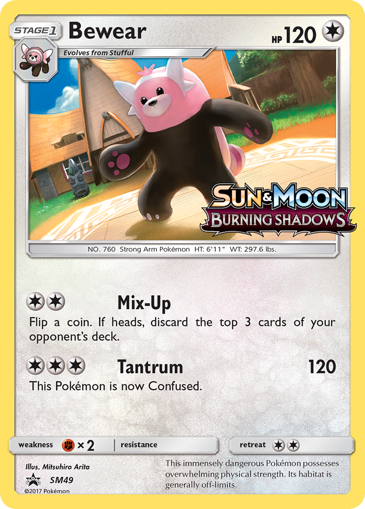 beware pokemon card Bewear 079-064 IR AR Shrouded Fable Extended Art Display Cases Evolves from Stufful Type Bewear - SWSH08: Fusion Strike