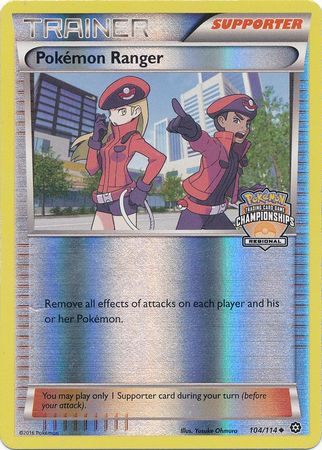 pokemon ranger pokemon card Pokemon Ranger - 104/114 Reverse Holo Trainer