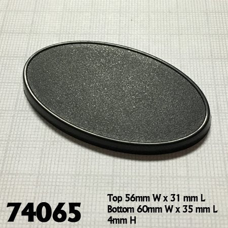 RPR 74065 Baseboss - 60x35 mm Oval Gaming Base