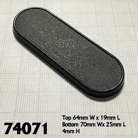 RPR 74071 Baseboss - 70x25mm Oval Gaming Base