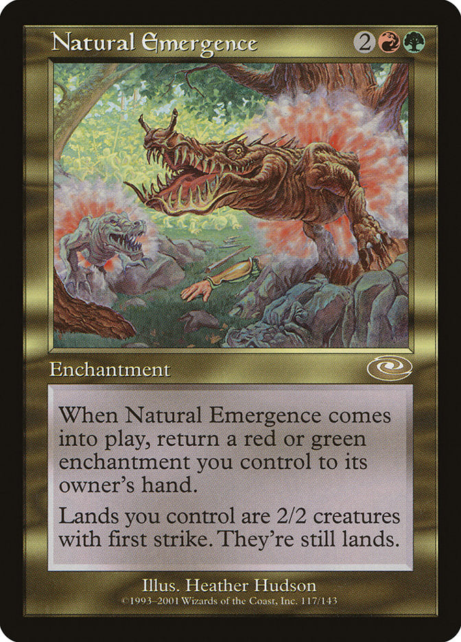 mtg cards that return lands to hand Natural Emergence [Planeshift]
