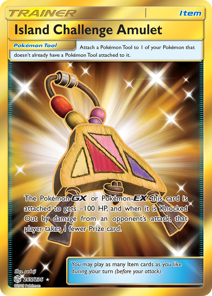 Island Challenge Amulet (265/236) [Sun & Moon: Cosmic Eclipse]