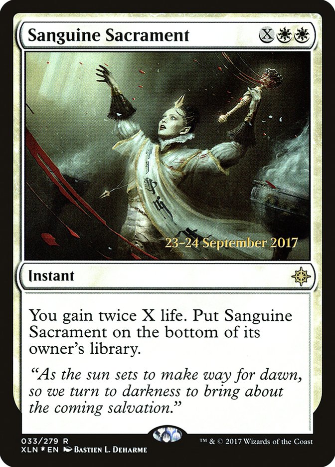 Sanguine Sacrament  [Ixalan Prerelease Promos]