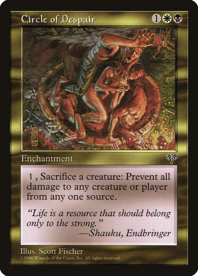 mtg revive cards Circle of Protection: Black main image 1