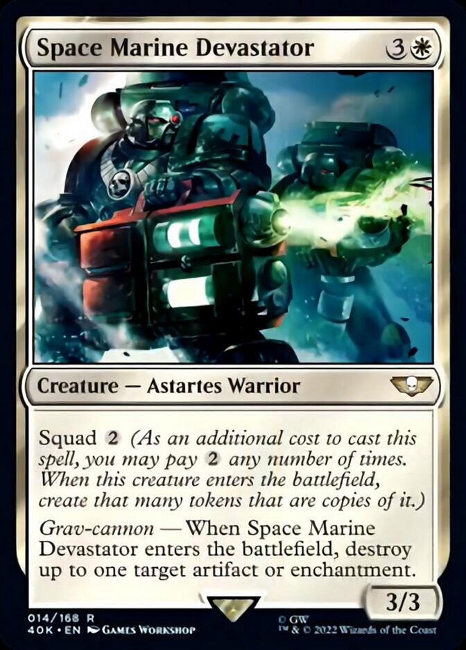 Space Marine Devastator (Surge Foil) [Warhammer 40,000]