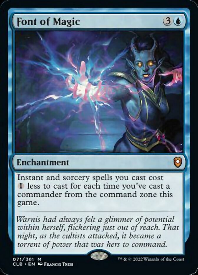 mtg battle for baldur's gate card list price Magic: The Gathering Commander Legends: Bundle Introduces 10 MTG cards not found in the main CLB set. Font of Magic [Commander Legends: