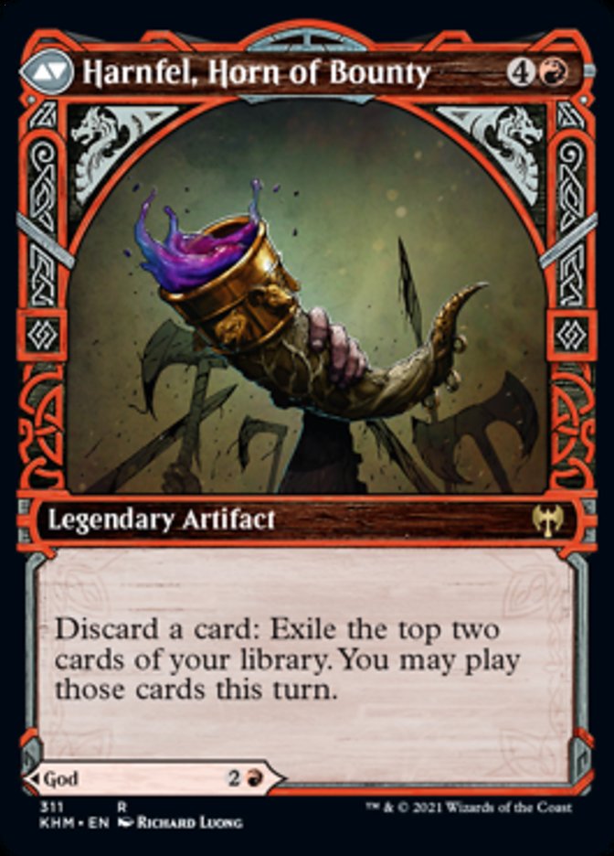 Birgi, God of Storytelling // Harnfel, Horn of Bounty (Showcase) [Kald Birgi, God of Storytelling // Harnfel, Horn of Bounty (Showcase) [Kald