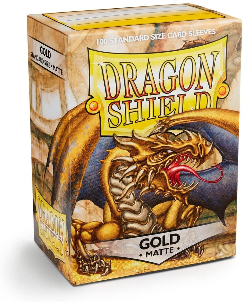 Dragon Shield Sleeves - Gold Matte