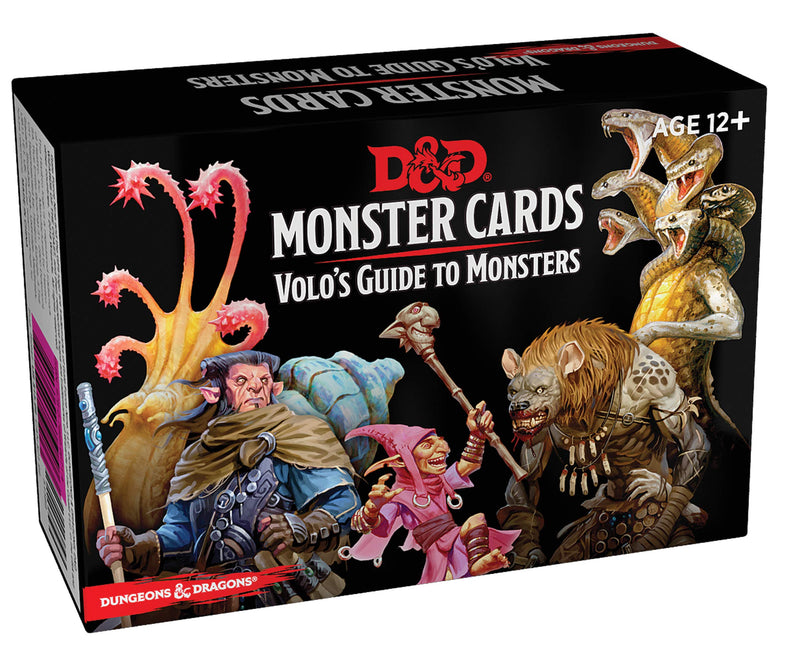 D&D 5E: Monster Cards Volo's Guide to Monsters