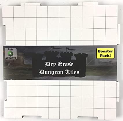 Dry Erase Dungeon Tiles - Booster Pack (White)