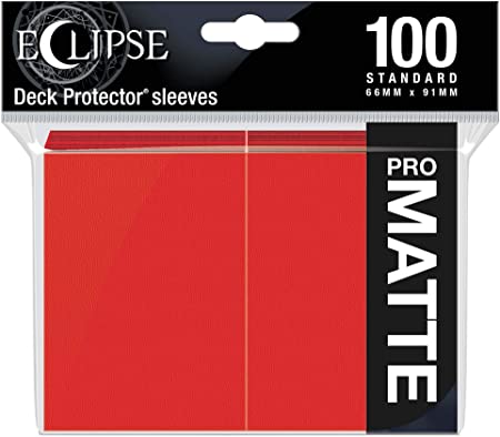 Eclipse Pro-Matte Sleeves - Apple Red