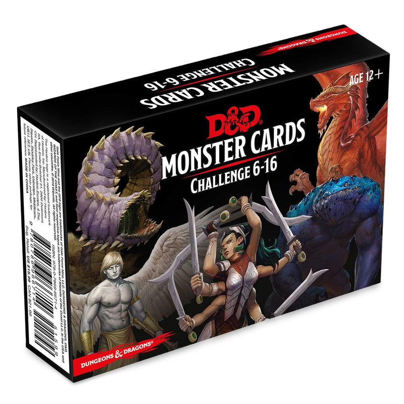 D&D 5E: Monster Cards Challenge 6–16