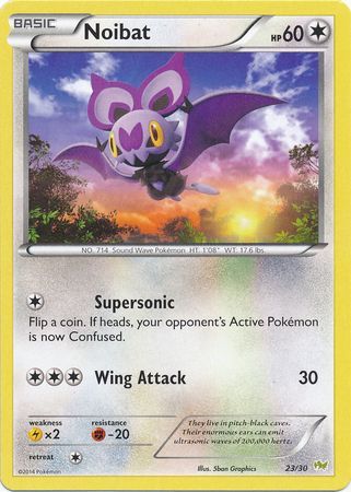 pokemon card noibat Noibat (23/30) [XY: Trainer Kit
