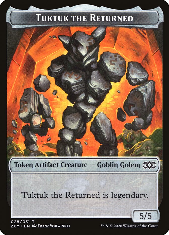 Tuktuk the Returned [Double Masters Tokens]