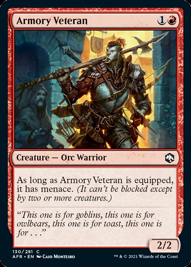 mtg forgotten realms card gallery Armory Veteran [Dungeons & Dragons: Adventures in the Forgotten Realms