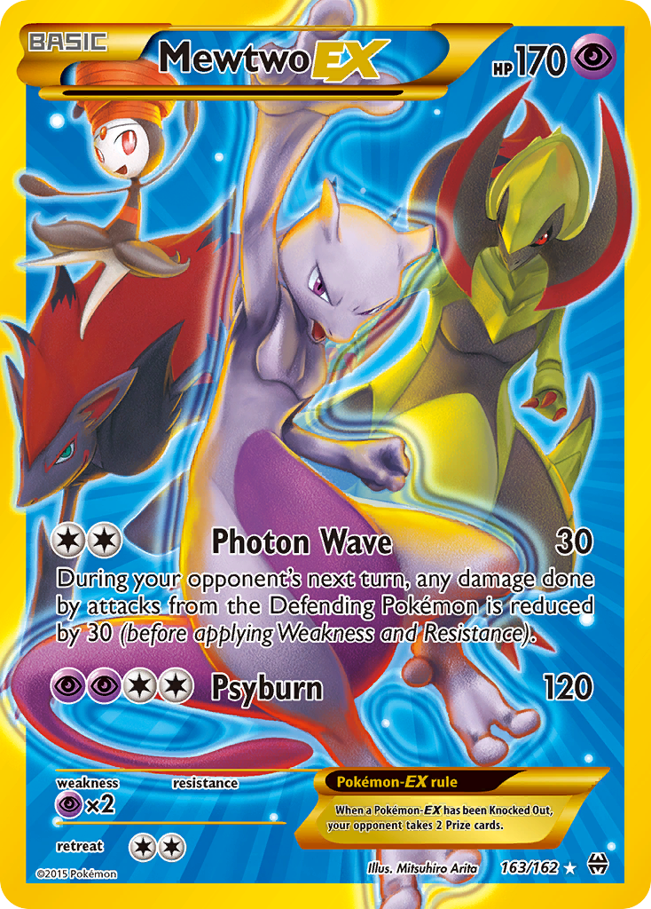 mewtwo pokemon card ex Mewtwo EX (Full Art) - XY - Evolutions