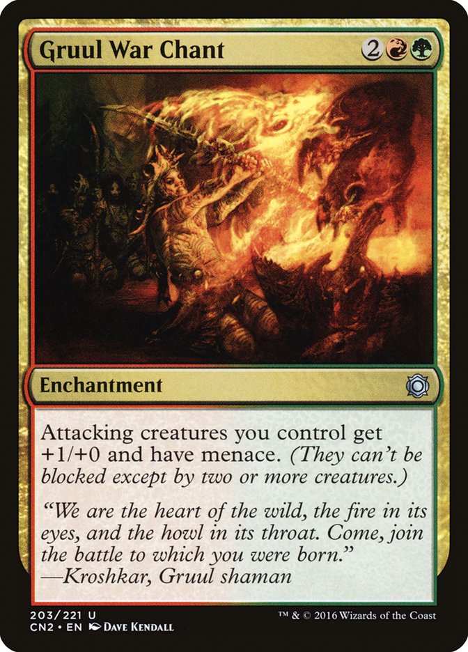 gruul cards mtg Turf Creatures without flying cant block this turn Guild Kit: Gruul GK2_GRUUL |