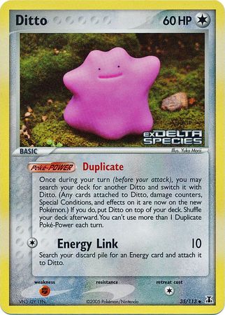 Ditto (35/113) (Stamped) [EX: Delta Species]