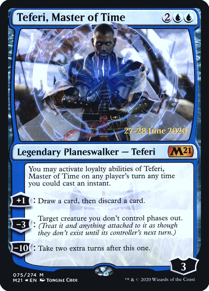 Teferi, Master of Time [Core Set 2021 Prerelease Promos]