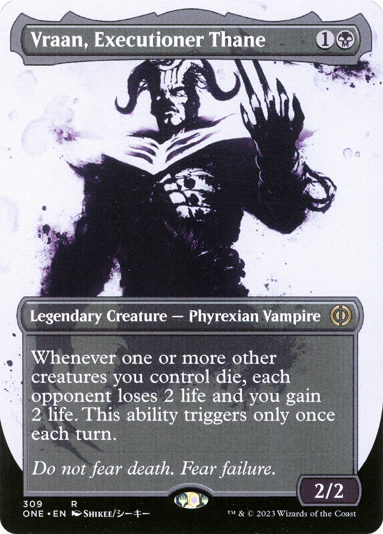 Vraan, Executioner Thane (Borderless Ichor) [Phyrexia: All Will Be One]