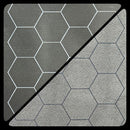 CHX 97680 Megamat: Two-Color Vinyl Game Mat - Black Grey 1" Hex Pattern